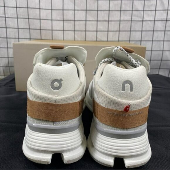 New On Cloudnova White Pearl Cloudtec Running Shoes Women\'s Size